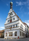 Sie sehen die Ratstrinkstube in Rothenburg ob der Tauber