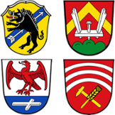 LogoWappen der vier Mitgliedsgemeinden